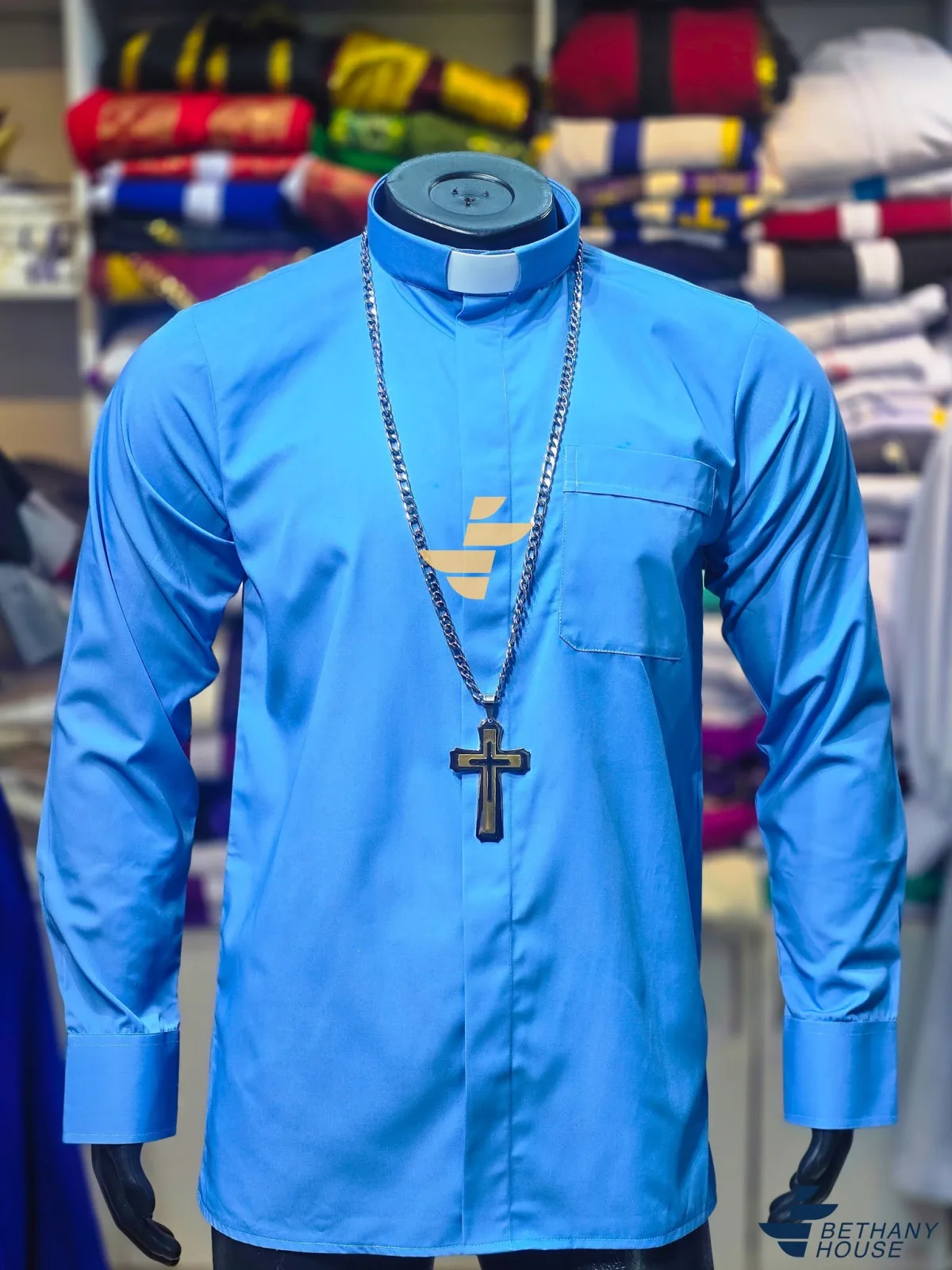 Straight Collar Shirt
